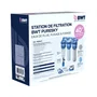 BWT Station de filtration Triplex PURESKY 50 µm rétro-lavable + ARCTIC 20 µm + PUREBLOCK 10 µm pour eau non alimentaire