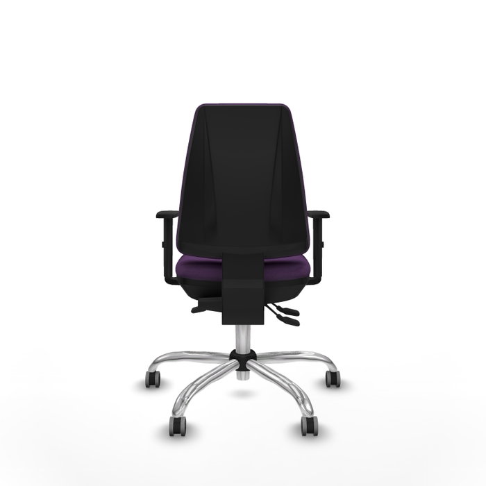 PIQUERAS Y CRESPO Chaise Elche Asynchrone Tissu Pourpre Structure chromée Accoudoir 1D PIQUERAS Y CRESPO Chaise Elche Asynchrone Tissu Pourpre Structure chromée Accoudoir 1D