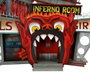 NECA Beetlejuice (1988) Diorama Trenchcoat with Spikes Inferno Room Deluxe Set