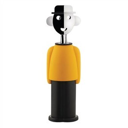 Alessi Sacacorchos Alessandro Mendini Jaune/Noir