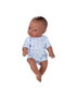 Berjuan 7079-17 - Nouveau-né bébé africain - Poupée bébé - 30 cm - Jouet pour enfants à partir de 3 ans