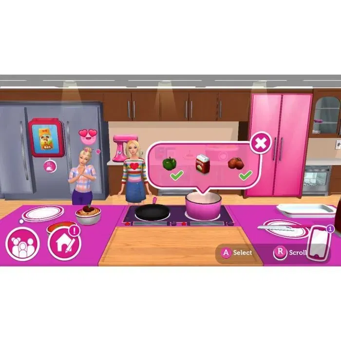 Just For Games Barbie DreamHouse Adventures - Jeu Vidéo sur Nintendo Switch - Aventure, Création, Décoration et Mini-Jeux avec Barbie et ses Amis