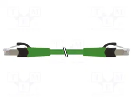 MURRELEKTRONIK Cordon de raccordement Cat 6a RJ45 0,4m vert