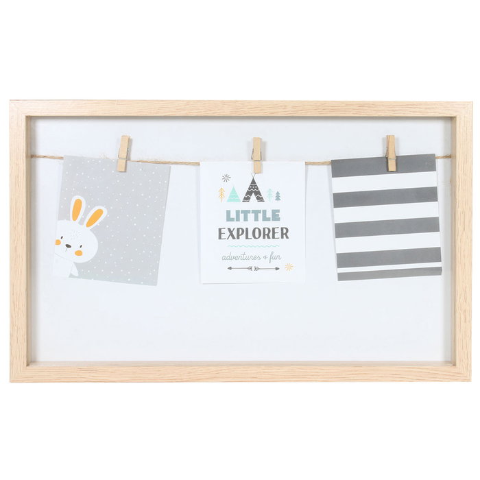 Home Deco Factory Cadre avec pinces pour suspendre des photos Home Deco Factory Cadre avec pinces pour suspendre des photos