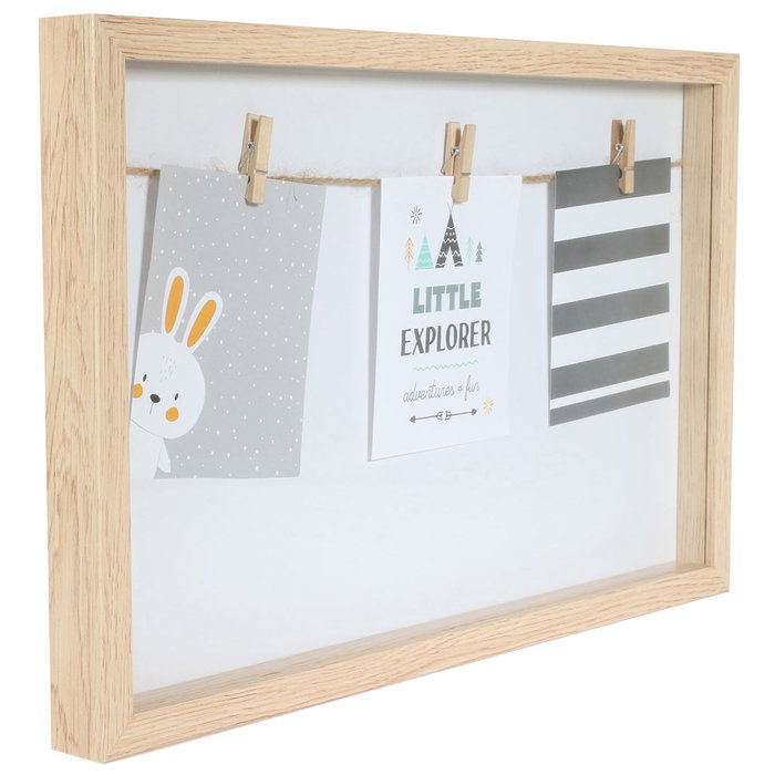 Home Deco Factory Cadre avec pinces pour suspendre des photos Home Deco Factory Cadre avec pinces pour suspendre des photos