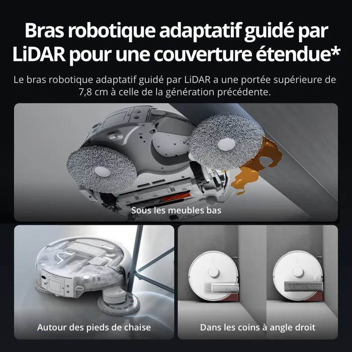 DJI ROMO P2 Robot Aspirateur Laveur 36000 Pa DJI ROMO P2 Robot Aspirateur Laveur 36000 Pa