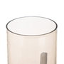 BigBuy Home Bougeoir Doré Verre Acier 10 x 10 x 18 cm