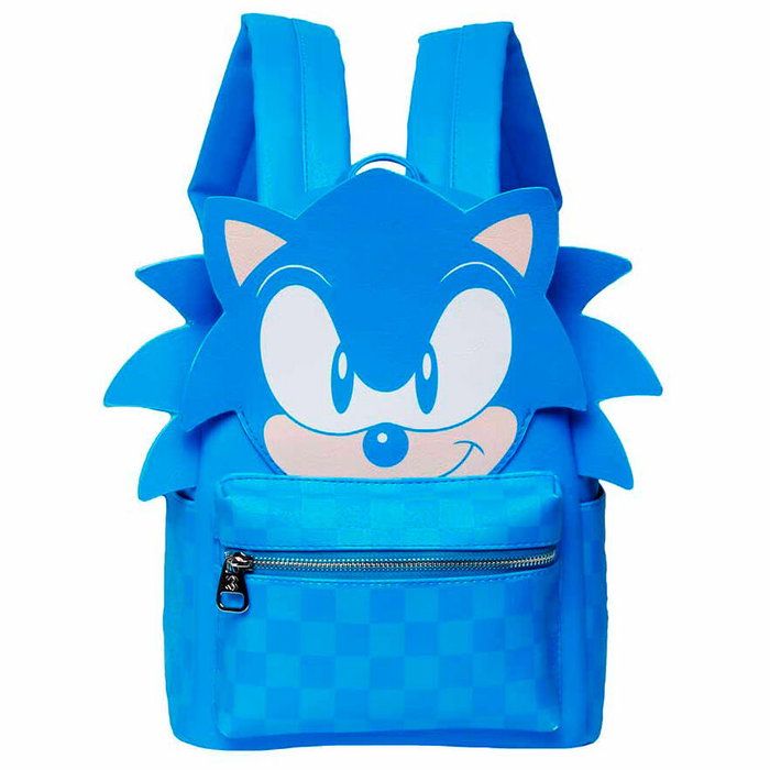 KARACTERMANIA Mochila urbaine Speed Sonic the Hedgehog 31 cm pour usage quotidien avec compartiment principal, poche avant et poches latérales KARACTERMANIA Mochila urbaine Speed Sonic the Hedgehog 31 cm pour usage quotidien avec compartiment principal, poche avant et poches latérales