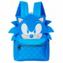 KARACTERMANIA Mochila urbaine Speed Sonic the Hedgehog 31 cm pour usage quotidien avec compartiment principal, poche avant et poches latérales