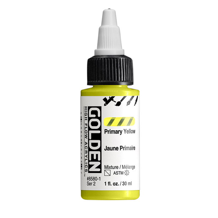 Golden Peinture Acrylique High Flow Jaune Primaire 30 ml Golden Peinture Acrylique High Flow Jaune Primaire 30 ml