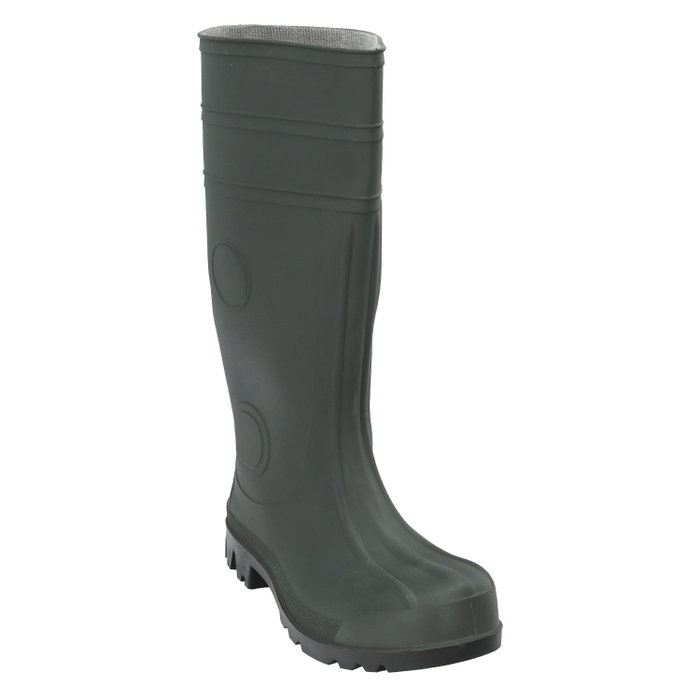 WOLFPACK LINEA PROFESIONAL Bottes de sécurité en caoutchouc vert taille 45