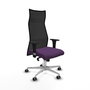 Piqueras y Crespo Chaise de Bureau Albacete Violet et Noir
