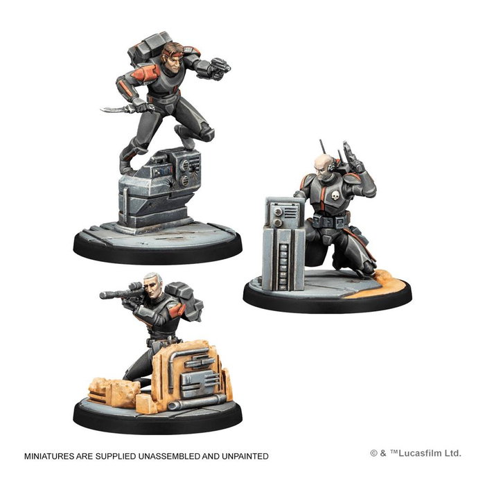 Asmodee Star Wars Shatterpoint SWP38 Extension Clone Force 99 Squad Pack - Jeu de Miniatures pour Enfants dès 14 Ans