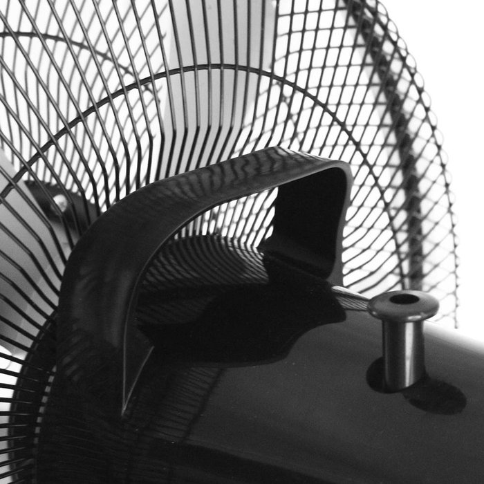 Emerio FN114224.1 Ventilateur de Table 40 W Noir - 30 cm, 3 Vitesses, Oscillant et Inclinable