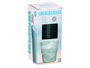 Leknes Verre Rayures Vert 300 ml Plastique 8x10 cm (Set de 24)