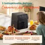 COSORI Friteuse sans huile Air Fryer Premium II Chef Edition 6,2L 12 programmes - 1700W avec 50 papiers cuisson - Noir