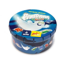Devir Mini Jeu Fantasma Blitz - Jeu de Réflexes Visuels, 2-8 Joueurs, Dès 8 Ans - Version Compacte en Laiton