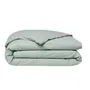 TODAY Housse de couette Essential 220 x 240 cm pour 2 personnes en 100% Coton uni couleur Celadon