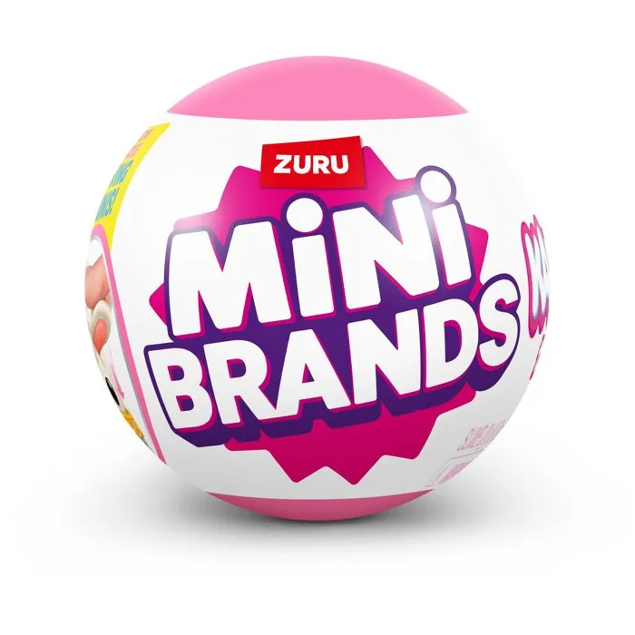 ZURU - Capsule surprise Mini Brands Kawaii - 30 figurines et trésors miniatures à collectionner avec slime et sac - Modèle aléatoire - Dès 5 ans