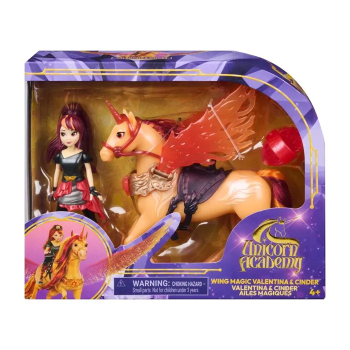 Spin Master Valentina et Cinder Ailes Magiques L'École des Licornes - Poupée + Licorne Spin Master Valentina et Cinder Ailes Magiques L'École des Licornes - Poupée + Licorne