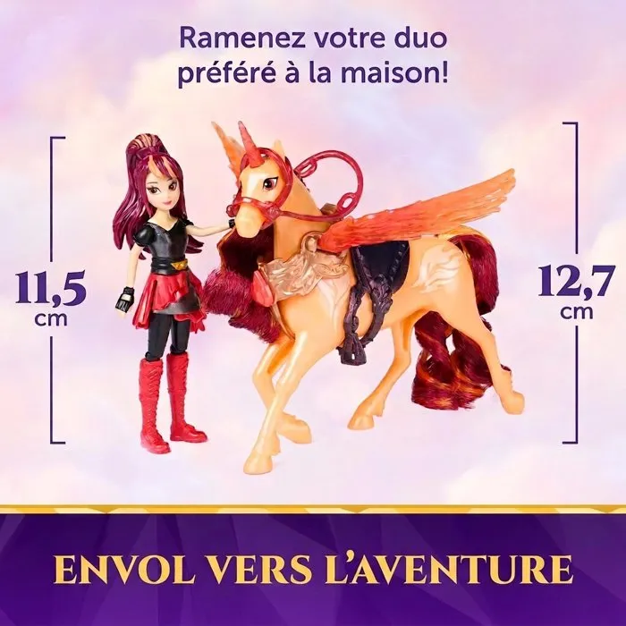 Spin Master Valentina et Cinder Ailes Magiques L'École des Licornes - Poupée + Licorne Spin Master Valentina et Cinder Ailes Magiques L'École des Licornes - Poupée + Licorne