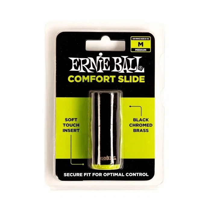 Ernieball Slide Comfort Médium – Laiton tourné pour guitare électrique et acoustique Ernieball Slide Comfort Médium – Laiton tourné pour guitare électrique et acoustique