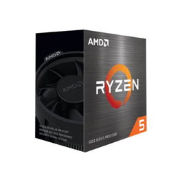 AMD Ryzen 5 5600X - Processeur 6-Cores/12-Threads 3.7 GHz (Max 4.6 GHz) Socket AM4, Cache 35 Mo, 65 W - Boîte (Réf. 100-100000065BOX)