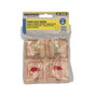 WOLFPACK LINEA PROFESIONAL Lot de 2 pièges à souris en bois 9,8 x 4,8 cm.