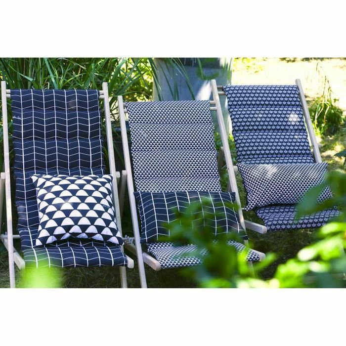 Jardin Prive Chilienne matelassée Fjord - Bleu Indigo