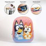 Cerdá Sac à dos enfant Bluey 3D - 25 x 31 x 10 cm avec motif personnage - Pour enfants à partir de 3 ans - Rose