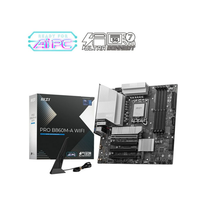 MSI PRO B860M-A WIFI Micro-ATX LGA 1851 DDR5