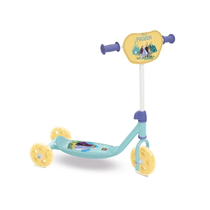 Mondo Trottinette 3 Roues Disney La Reine des Neiges pour Enfants à Partir de 2 Ans, Roues 14/12 cm PVC, Deck Antidérapant, Structure Acier, 20 kg Max Mondo Trottinette 3 Roues Disney La Reine des Neiges pour Enfants à Partir de 2 Ans, Roues 14/12 cm PVC, Deck Antidérapant, Structure Acier, 20 kg Max
