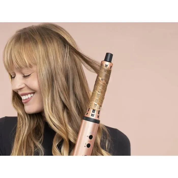 Demeliss AIRFLOW STYLER - Brosse Soufflante Multistyler avec 5 Accessoires, Séchage & Coiffure, Lissage & Boucles, Fonction Ioniq...