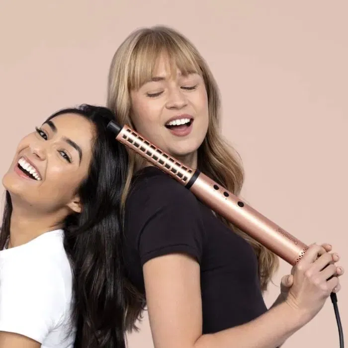 Demeliss AIRFLOW STYLER - Brosse Soufflante Multistyler avec 5 Accessoires, Séchage & Coiffure, Lissage & Boucles, Fonction Ioniq...