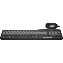 HP 400 Clavier Noir Rétroéclairé USB Spagnol (ES) lifaire