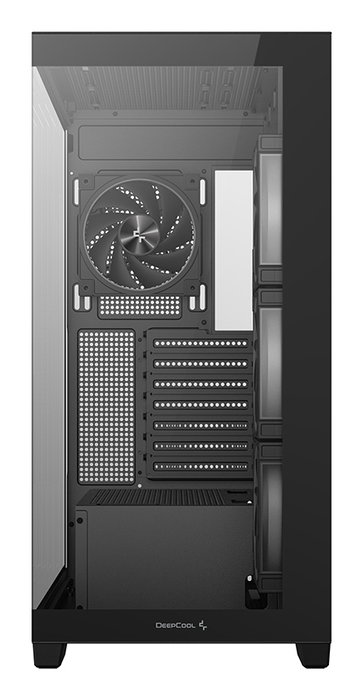 Deepcool CG580 V2 Boîtier PC Gaming ATX Midi Tower avec 4 Ventilateurs RGB, Panneau en Verre Trempé, USB-C 3.2
