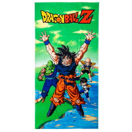 DRAGON BALL Z Serviette bain 70x140 cm en coton 100%