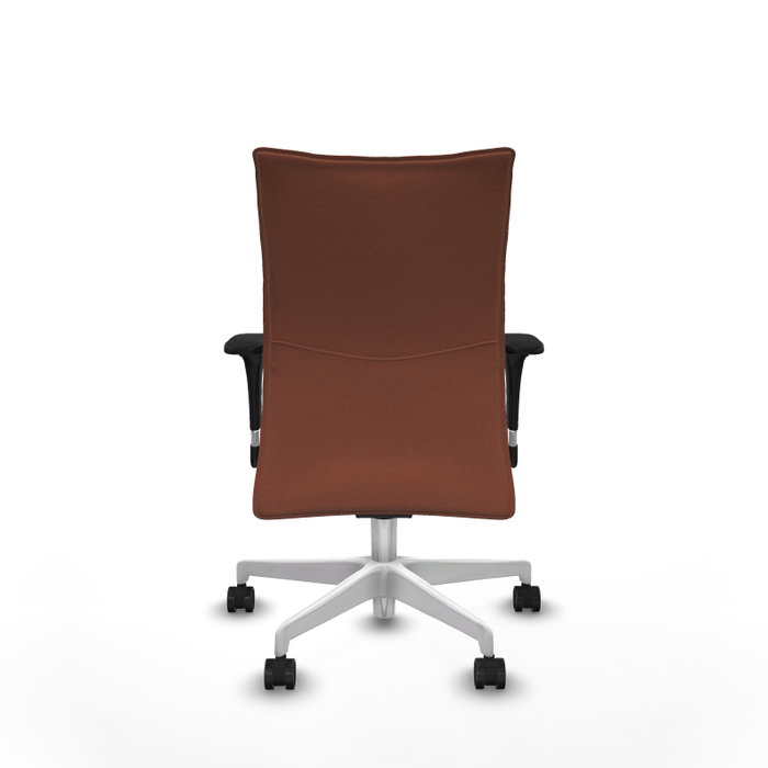 Piqueras Y Crespo Albacete Chaise de bureau exécutive, Tissu Marron, Mécanisme Synchrone