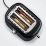 Severin AT4321 Grille-pain automatique compact Noir