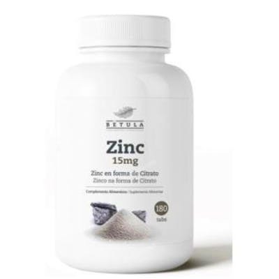 BETULA Zinc 15mg 180 comprimés BETULA Zinc 15mg 180 comprimés