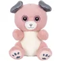 Cutydoos SPOT Peluche Chien rose poudré et gris 23 cm - Collection Cutydoos - Peluche réaliste ultra-douce pour enfants