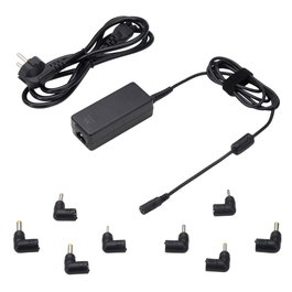 Ewent EW3963 Chargeur Universel 45W 8 Connecteurs pour Acer HP Dell Asus Sony Toshiba Lenovo