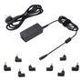 Ewent EW3963 Chargeur Universel 45W 8 Connecteurs pour Acer HP Dell Asus Sony Toshiba Lenovo