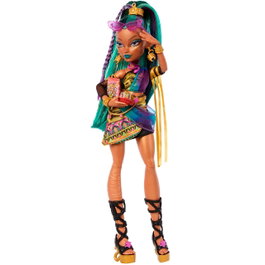 Mattel Monster High Poupée Nefera De Nile avec Lavish et 7 accessoires