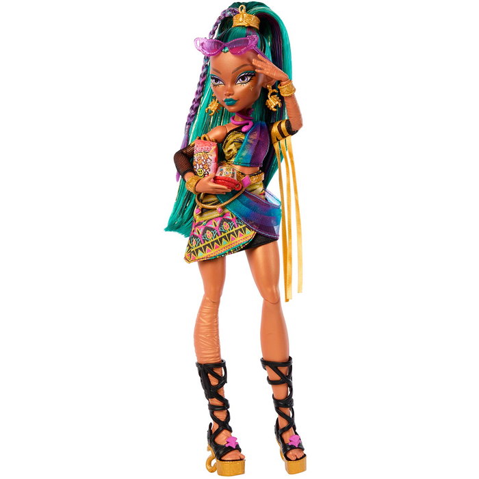 Mattel Monster High Poupée Nefera De Nile avec Lavish et 7 accessoires Mattel Monster High Poupée Nefera De Nile avec Lavish et 7 accessoires