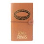 ERIK - Cuaderno de viaje Le Seigneur des Anneaux, carnet de voyage Tolkien, couverture souple en cuir synthétique 19,5x11,5 cm, fermeture élastique