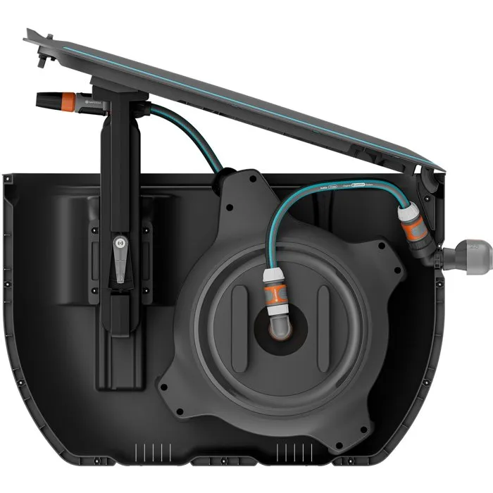 Gardena Dévidoir automatique enterré RollUp M - Enrouleur automatique avec couvercle amovible - Tuyau 20 m Gardena Dévidoir automatique enterré RollUp M - Enrouleur automatique avec couvercle amovible - Tuyau 20 m