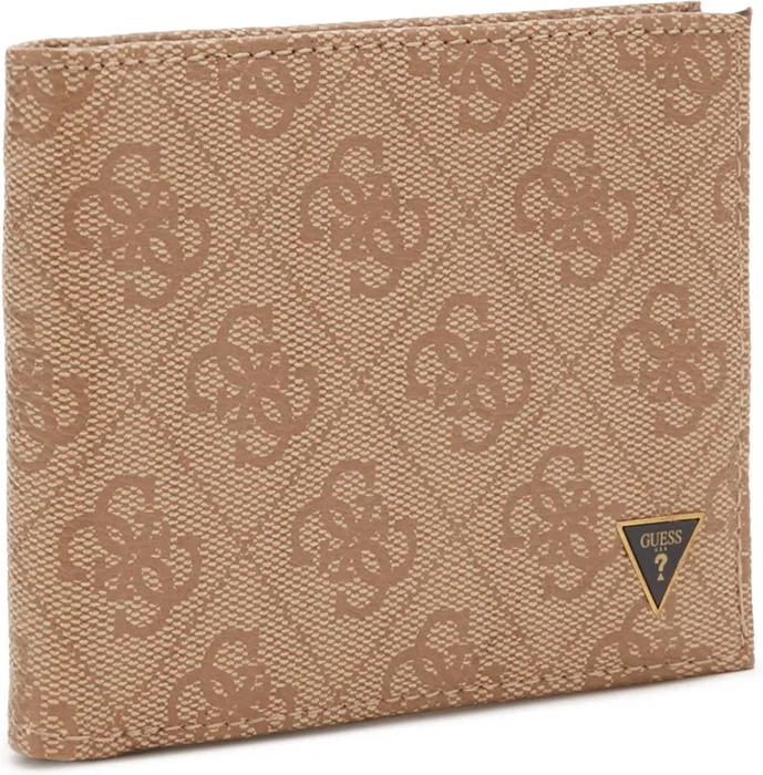 Guess Vezzola Petit portefeuille en textile Marron Guess Vezzola Petit portefeuille en textile Marron