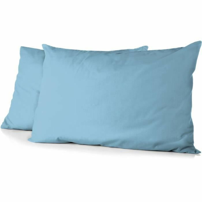 Home Linge Passion Lot de 2 taies d'oreiller Microfibre Bleu ciel 50 x 70 cm Home Linge Passion Lot de 2 taies d'oreiller Microfibre Bleu ciel 50 x 70 cm