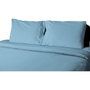 Home Linge Passion Lot de 2 taies d'oreiller Microfibre Bleu ciel 50 x 70 cm